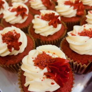 Keto Gluten-Free Red Velvet Cupcakes (4 pcs)