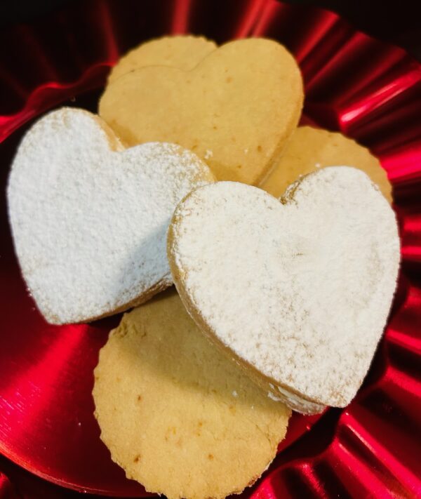 Keto Lemon Heart Cookies with Filling (3.5 ", 4 pcs) - Image 2