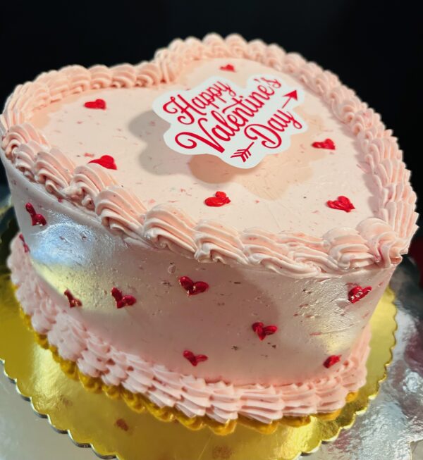 Pink Heart CAKE (For Special Occasions - 12 people )