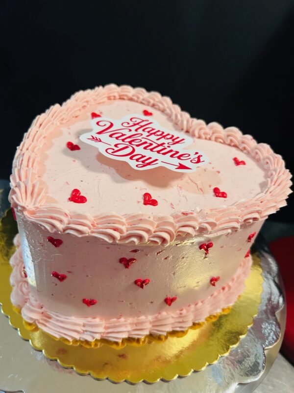 Pink Heart CAKE (For Special Occasions - 12 people ) - Image 3