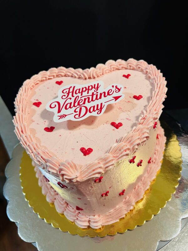 Pink Heart CAKE (For Special Occasions - 12 people ) - Image 4